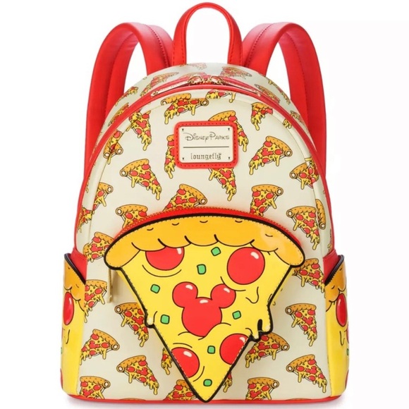Disney Eats Loungefly Pizza Pattern Backpack